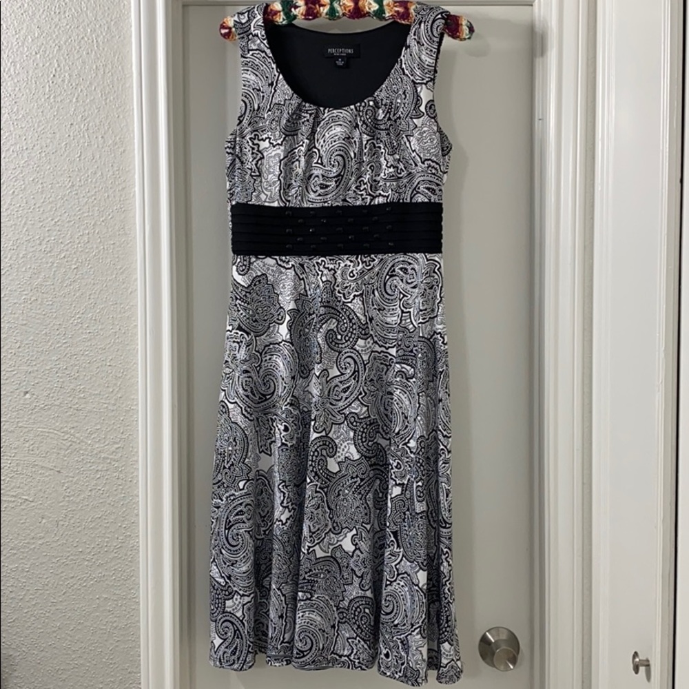 Knee length A-line dress